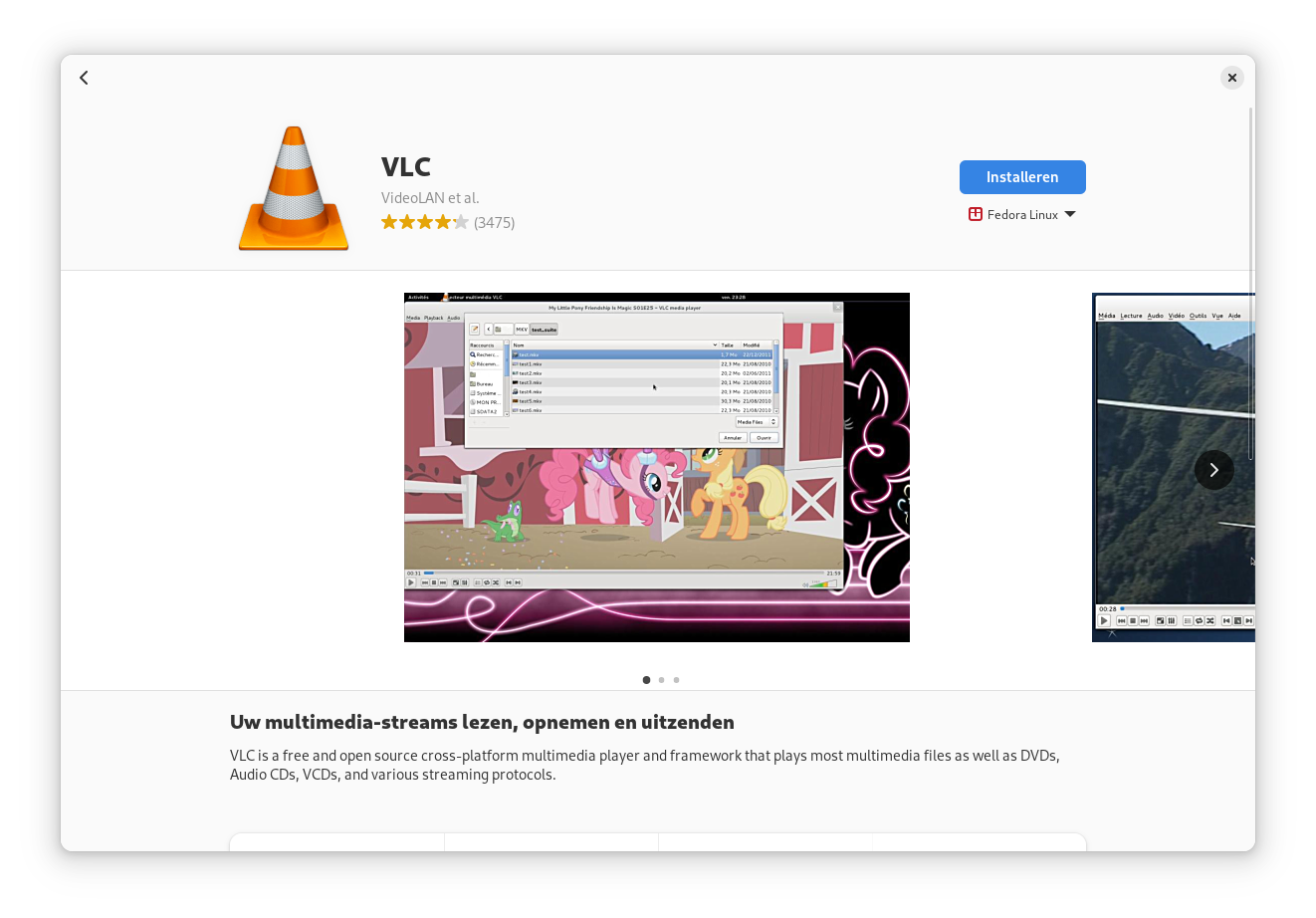 VLC overzicht