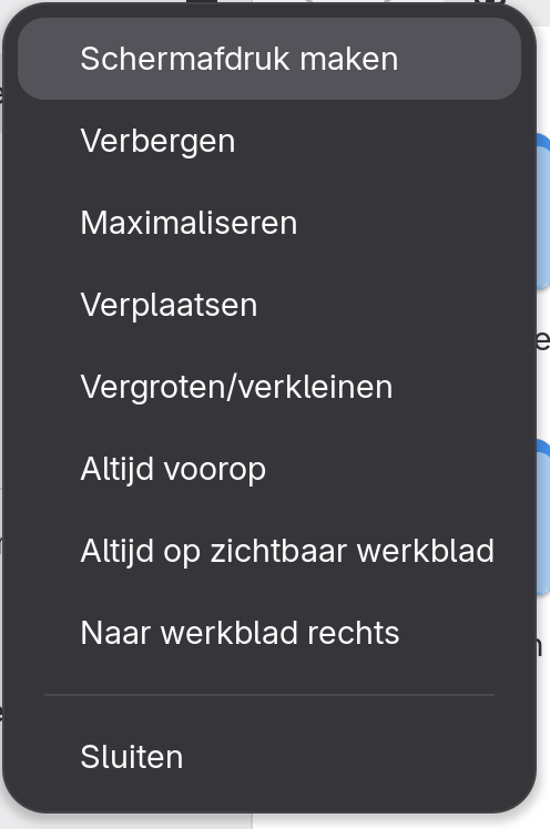 Een app minimaliseren